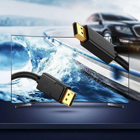 Ugreen DP102 10244 DisplayPort 1.2 4K / DisplayPort 1.2 4K Cable 1 m - Black - Cables & Adapters - Cables & Accessories - Techbox