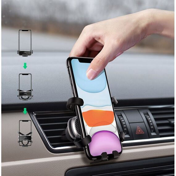 Ugreen gravity car phone holder black (80539) | Techbox
