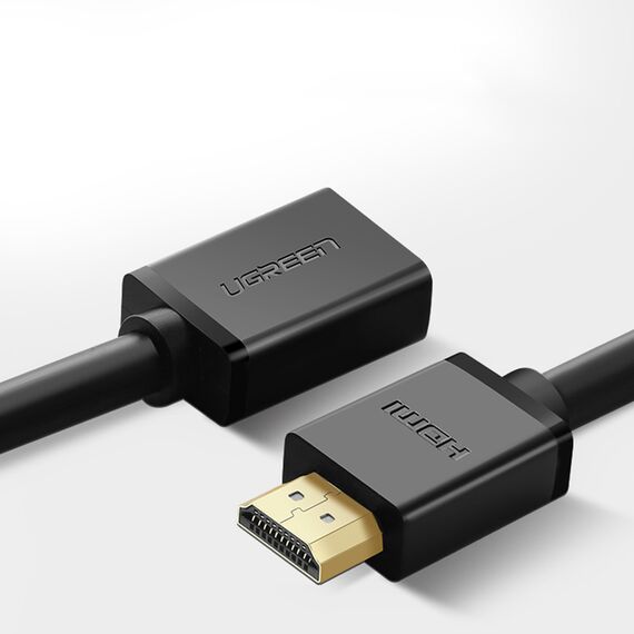 Ugreen HD107 10141 HDMI (Male) - HDMI (Female) 4K Cable 1m - Black - Uncategorized Screen Protection (2) - Screen & Camera Protection - Techbox