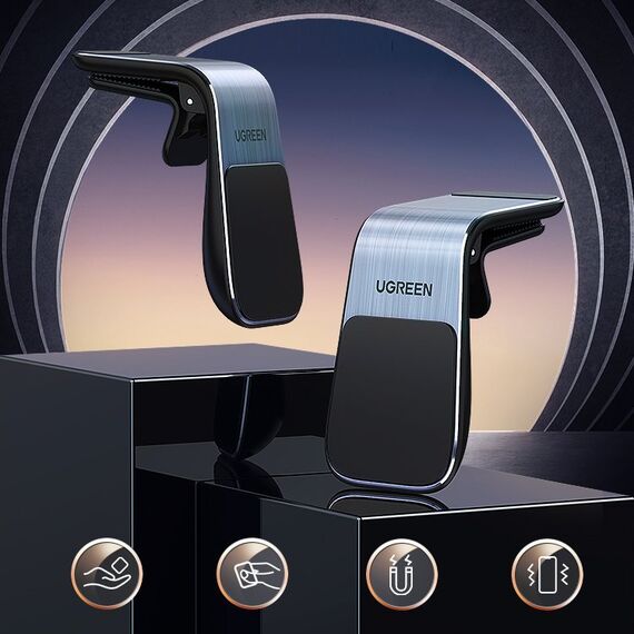 Ugreen magnetic car holder for the ventilation grille, silver (LP290) - Smartphone Accessories - Cables & Accessories - Techbox