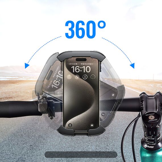 Ugreen Universal Bike Phone Holder for Bike Motorcycle Handlebar Black (LP494 Black) | Techbox