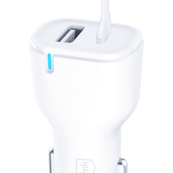 3mk Car Charger 20W PD3.0 QC 3.0 USB 1A1C - White