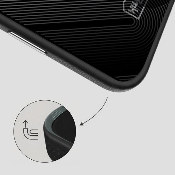3mk Fortis MagCase for iPhone 16 - black