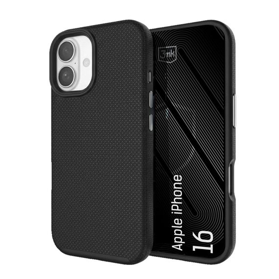 3mk Fortis MagCase for iPhone 16 - black