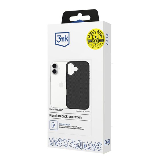 3mk Fortis MagCase for iPhone 17 - black