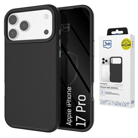 3mk Fortis MagCase for iPhone 17 Pro - Black