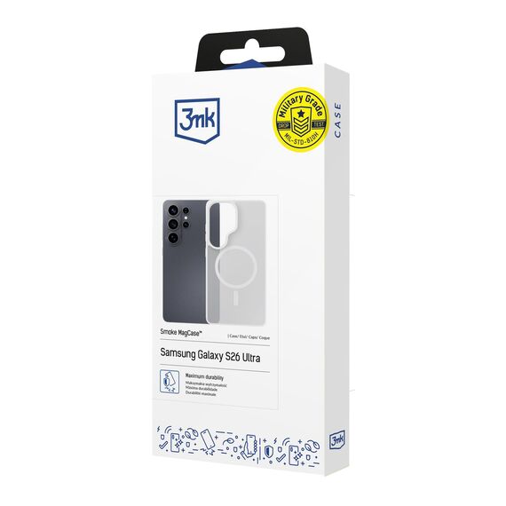 3mk Smoke MagCase for Samsung Galaxy S26 Ultra - White