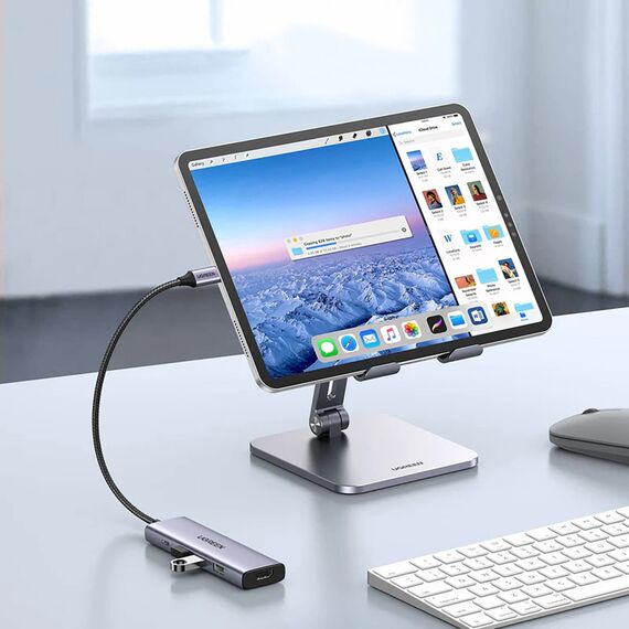 HUB Ugreen CM511 15597 5in1 USB-C - USB-C PD / HDMI / 3x USB-A 3.0 - gray - Cables & Adapters - Cables & Accessories - Techbox