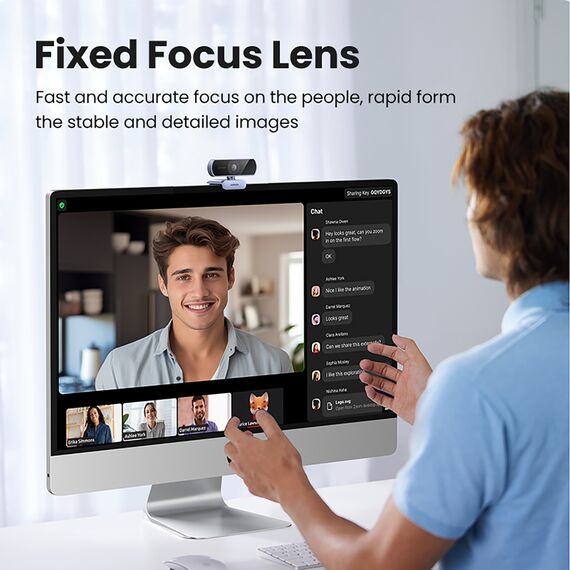 Ugreen CM678 USB HD Webcam - Gray | Techbox