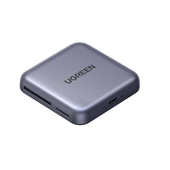 Ugreen Magnetic Memory Card Reader + 100W PD 3in1 Charger - Gray - USB Hubs & Card Readers - Peripherals - Techbox