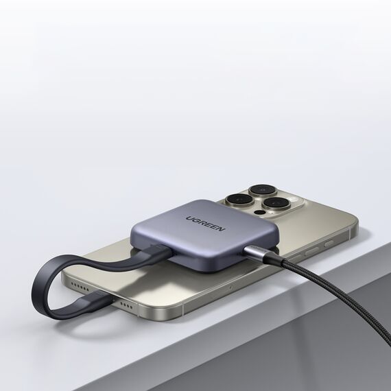 Ugreen Magnetic Memory Card Reader + 100W PD 3in1 Charger - Gray - USB Hubs & Card Readers - Peripherals - Techbox