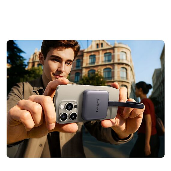 Ugreen Magnetic Memory Card Reader + 100W PD 3in1 Charger - Gray - USB Hubs & Card Readers - Peripherals - Techbox