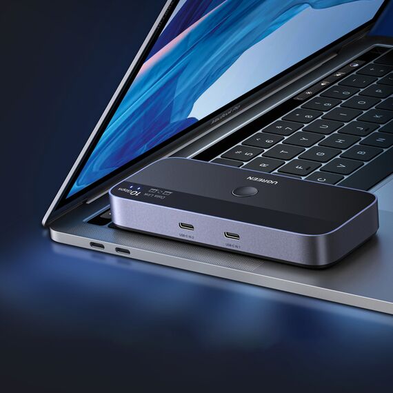 Ugreen switch USB-C USB-A 10Gb/s - gray - VGA Splitters & Converters - Peripherals - Techbox