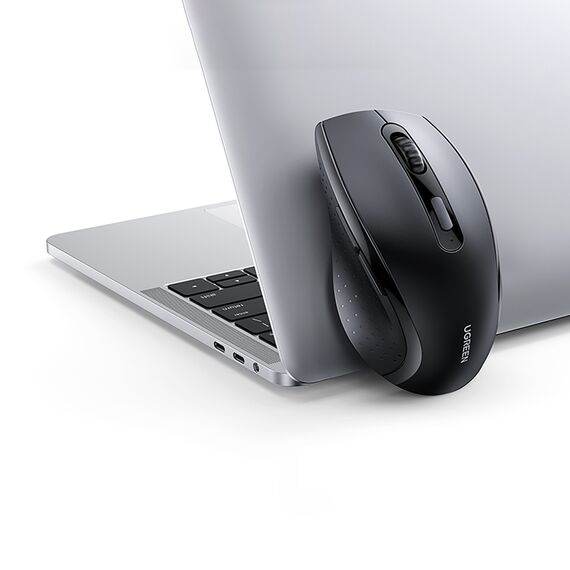 Ugreen Wireless Ergonomic Optical Mouse - Black - Mice - Keyboards & Mice - Techbox