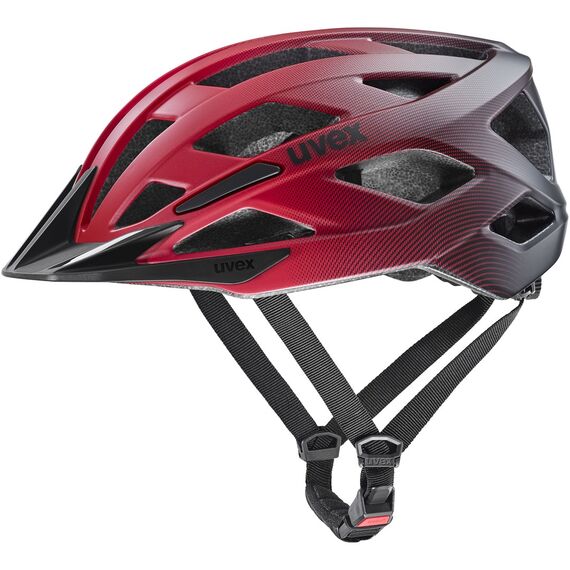 Bicycle helmet UVEX I-vo 2 56–60 cm, red/black matt - Bicycle - Sports & Fitness - Techbox