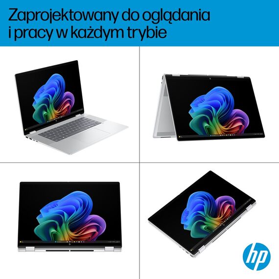 HP OmniBook X Flip 16-as0003nw Ultra 7 258V 16.0"3K Touch OLED IPS 120Hz 300nits AG 32GB LPDDR5X SSD1TB Arc 140V Cam 5MPx + IR  68Wh Win11 Glacier Silver 2Y | Techbox