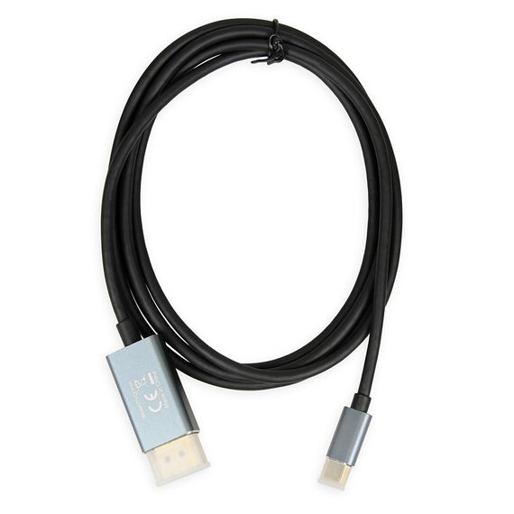 iBox ITVCDP4K video cable adapter 1.8 m USB Type-C DisplayPort Black | Techbox