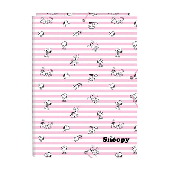 Snoopy A4 cardboard binder with flaps