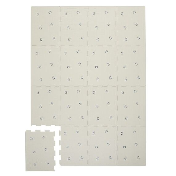 3 Sprouts - EVA Foam Mat - Blueberry Taupe - 171 cm x 123 cm x 1 cm / Baby and Children