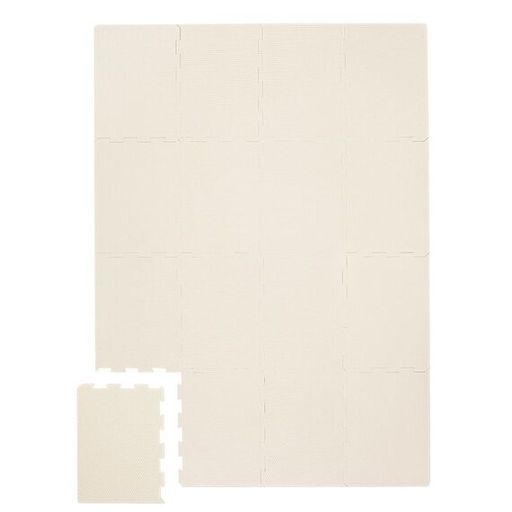 3 Sprouts - EVA Foam Mat - Cream - 171 cm x 123 cm x 1 cm / Baby and Children