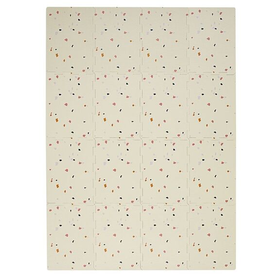 3 Sprouts - EVA Foam Mat - Terrazzo cream - 171 cm x 123 cm / Baby and Children