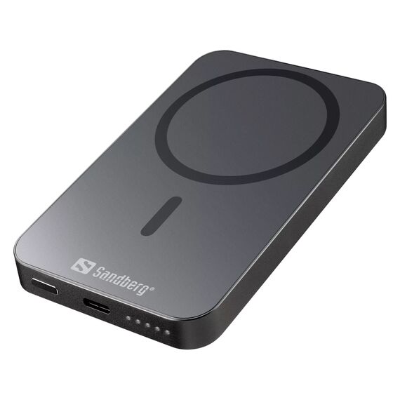 Sandberg - Magnet Wireless Powerbank 5000 ALU / Electronics