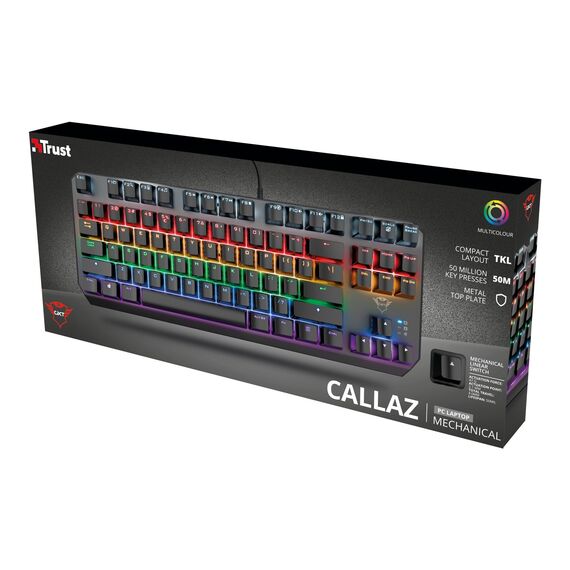 TRUST GXT834 CALLAZ TKL KEYBOARD ND / Computers