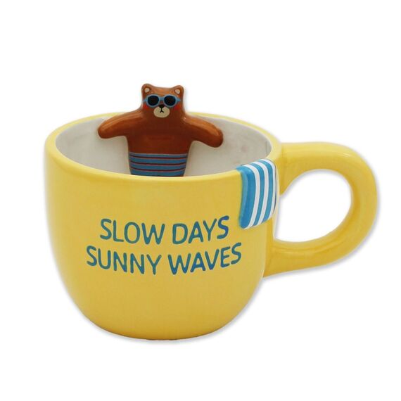 Winkee - Pool Buddies Chilling Bear Mug / Gadgets