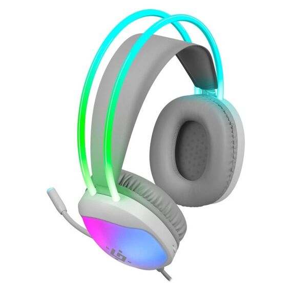 HEADPHONES DEFENDER ECLIPSE RGB WHITE | Techbox