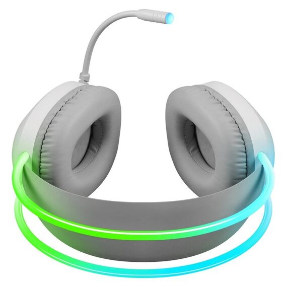 HEADPHONES DEFENDER ECLIPSE RGB WHITE | Techbox