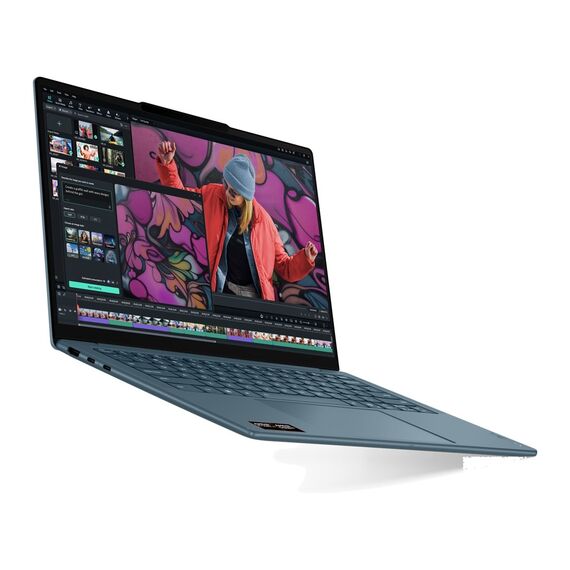 Lenovo Yoga Slim 7 14AKP10 Ryzen AI 5 340 14" WUXGA OLED 400 nits 60 Hz Glossy 16 GB LPDDR5-6400 512 GB SSD Radeon 840M Graphics 1080p webcam 70 Wh Win11 Tidal Teal | Techbox