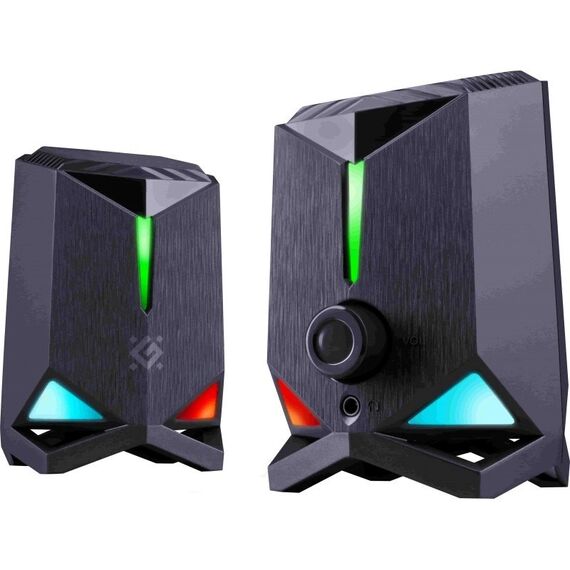 PC SPEAKERS ROCKET 2.0 6W LED USB BLACK | Techbox