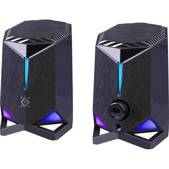 PC SPEAKERS ROCKET 2.0 6W LED USB BLACK | Techbox