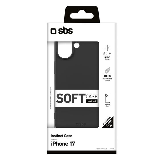 SBS Instinct iPhone 17 Case - Black | Techbox