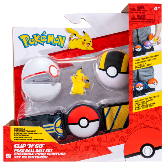 Pokémon - Clip N Go Belt Set Pikachu (PKW4741) / Toys
