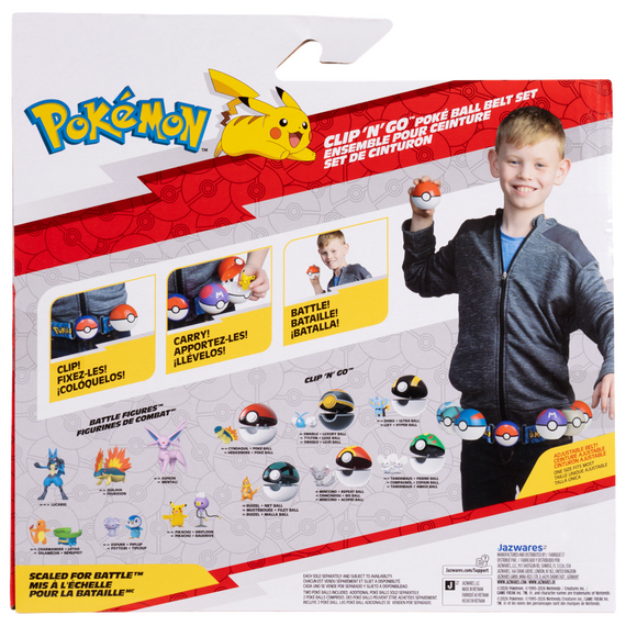 Pokémon - Clip N Go Belt Set Pikachu (PKW4741) / Toys