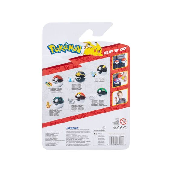 Pokémon - Clip N Go Cyndaquil with Poke Ball (PKW4608) / Toys