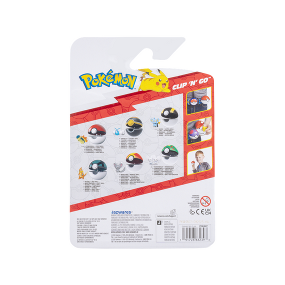 Pokémon - Clip N Go Shinx with Ultra Ball (PKW4607) / Toys