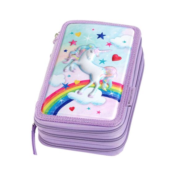 Faber‑Castell – Pencil Case Unicorn Empty Triple (573043) / Toys