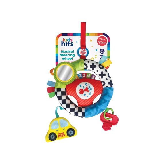 Kids Hits - Musical Steering Wheel, Little Driver (KH57/001) / Toys