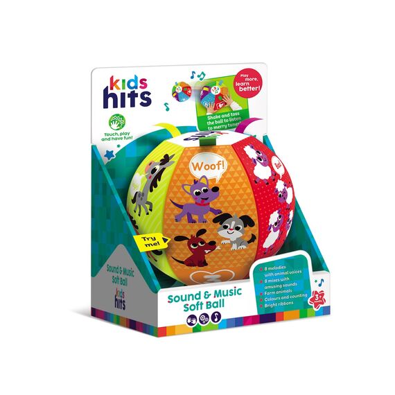 Kids Hits - Sound & Music Soft Ball (KH87/001) / Toys
