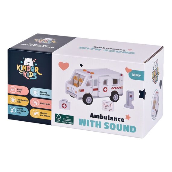 Kinder and Kids - Ambulance with sound (K50564) / Toys