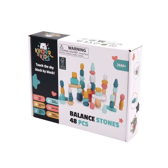 Kinder and Kids - Balance Stones (48 pcs.) K50553 / Toys