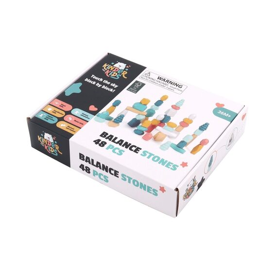 Kinder and Kids - Balance Stones (48 pcs.) K50553 / Toys