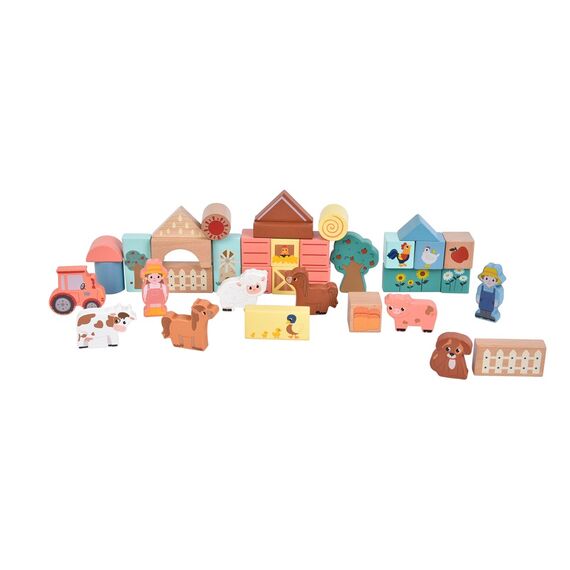 Kinder and Kids - Building Blocks, Farm (36 pcs.) K50560 / Toys