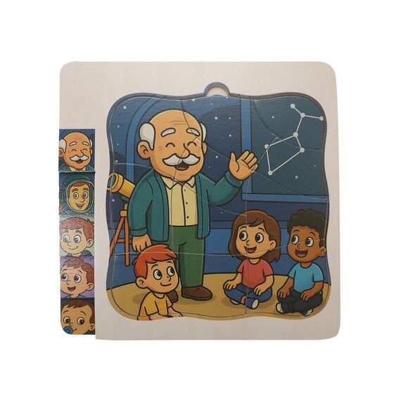 Kinder and Kids - Layer Layer Puzzle, Boys' Life (K50591) / Toys