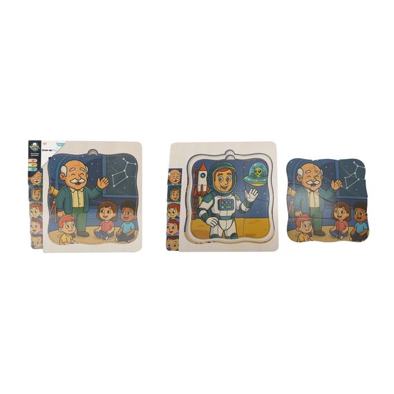 Kinder and Kids - Layer Layer Puzzle, Boys' Life (K50591) / Toys