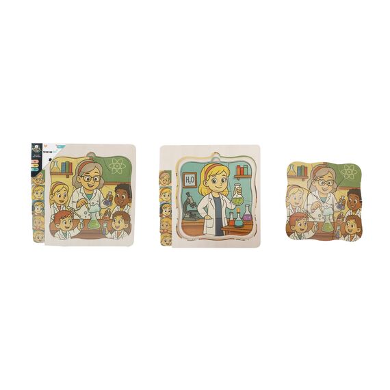 Kinder and Kids - Layer Puzzle, Girl's Life (K50590) / Toys