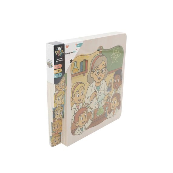 Kinder and Kids - Layer Puzzle, Girl's Life (K50590) / Toys