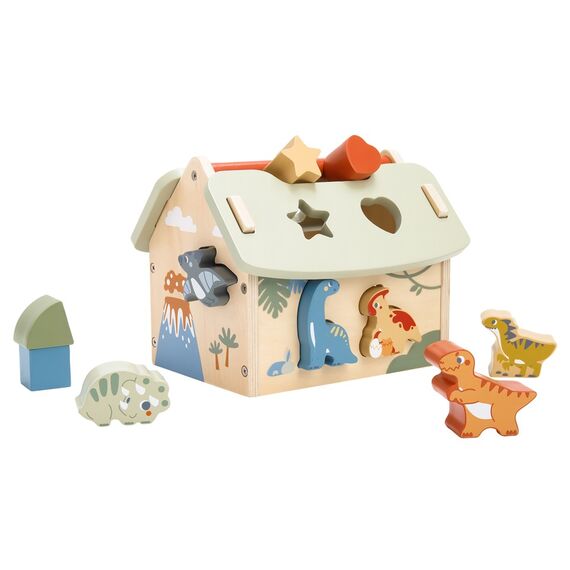 Kinder and Kids - Shape Sorter, Dinosaur House (K50555) / Toys